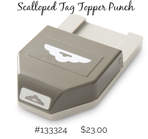 Scalloped Tag Topper Punch Tags - Stamping With Tracy