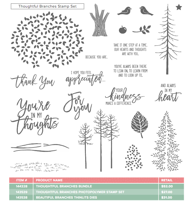 Thoughtful Branches stamp set