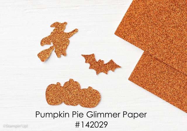 pumpkin pie glimmer paper