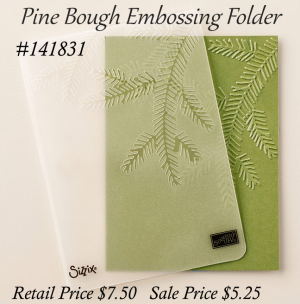 Stampin' Up! Pine Bough Embossing Folder - Stamping With Tracy