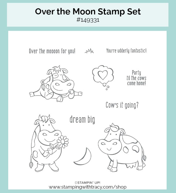 Over the Moon Stampin' Up! 