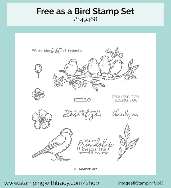 Free as a Bird Stamp set
