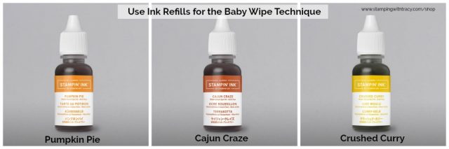 Ink Refills Baby Wipe Technique