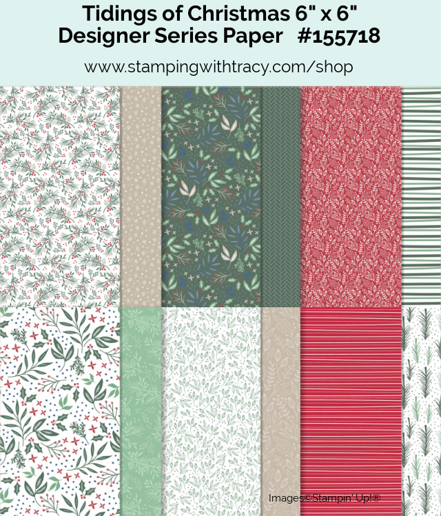 Stampin Up Tidings of Christmas