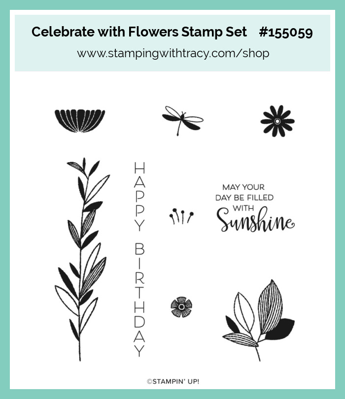 Stampin Up Celebrate with Flowers