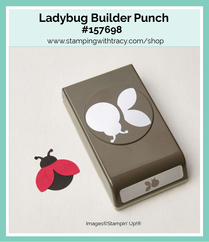 Ladybug Builder Punch Stampin Up