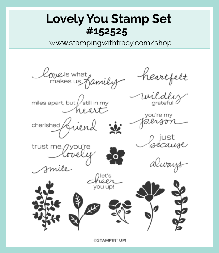 Lovely You Stamp Set Stampin Up