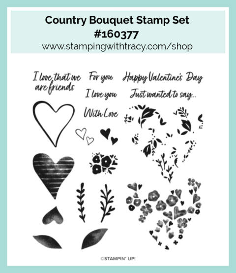 Up Country Stampin' Up! Country Bouquet Stamp Set - Stamping With Tracy