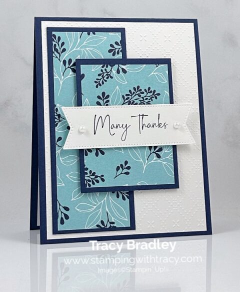 True Blue Florals Designer Series Paper - The Product of the Month for ...
